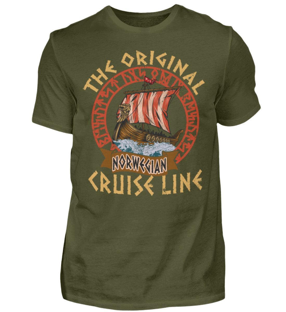 Wikinger-Shirt "The Original Norwegian Cruise Line" - Nordic Viking Wear