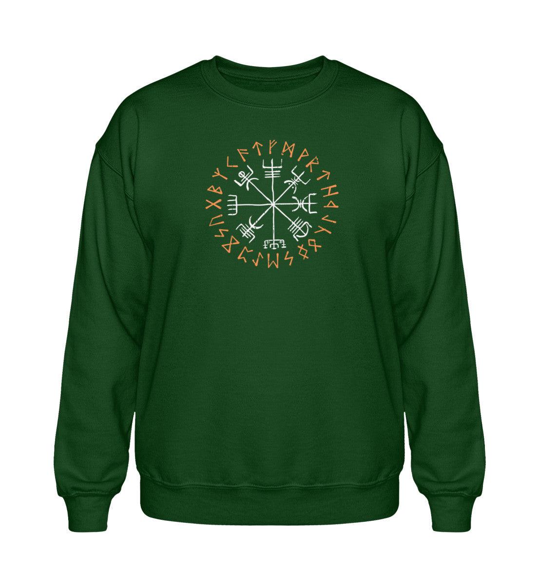 Finde deinen Weg mit dem Vegvisir – Nordisches Schutzsymbol Heavy Sweatshirt - Nordic Viking Wear
