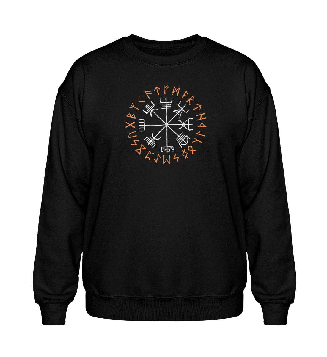 Finde deinen Weg mit dem Vegvisir – Nordisches Schutzsymbol Heavy Sweatshirt - Nordic Viking Wear