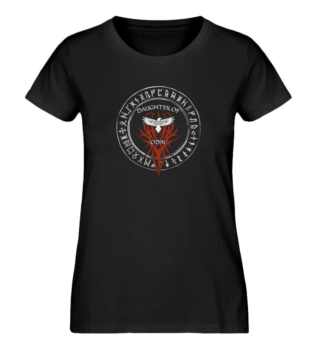 Schildmaiden Expresser Shirt – Tochter Odins Runendesign - Damen Premium Organic Shirt - Nordic Viking Wear