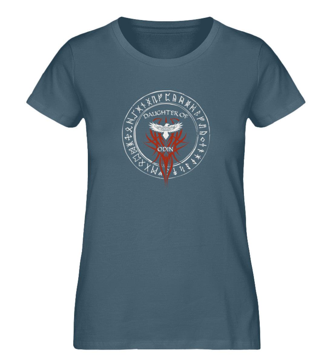 Schildmaiden Expresser Shirt – Tochter Odins Runendesign - Damen Premium Organic Shirt - Nordic Viking Wear