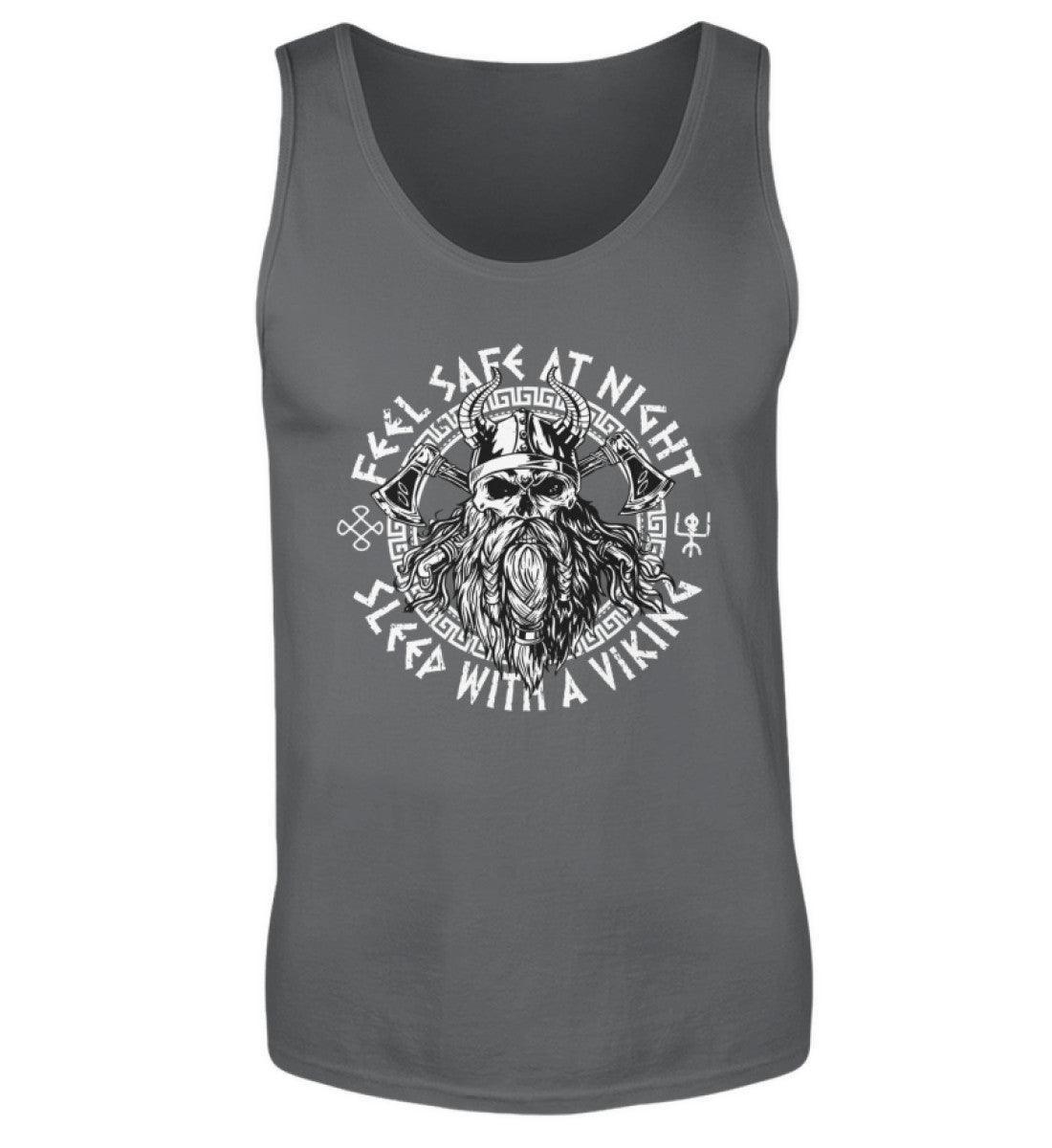 Wikinger Tanktop "Feel Safe at Night" – Mutiger Nordischer Krieger - Nordic Viking Wear