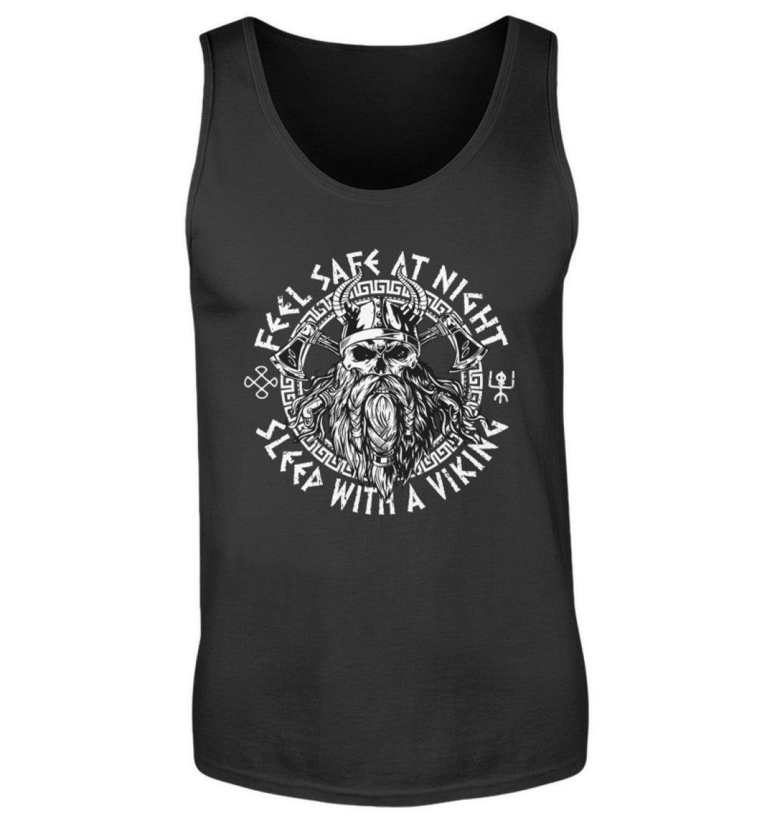 Wikinger Tanktop "Feel Safe at Night" – Mutiger Nordischer Krieger - Nordic Viking Wear