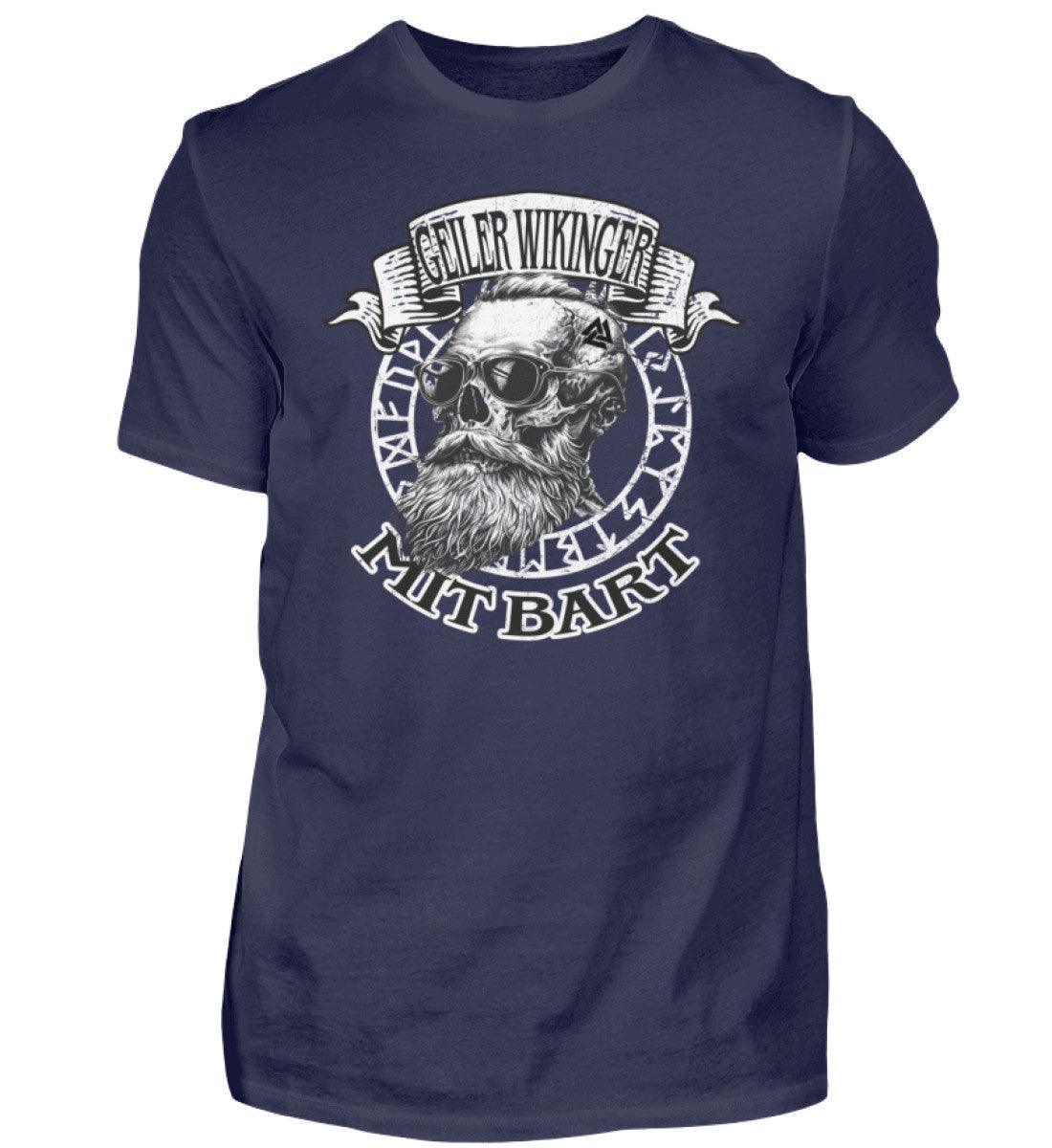 "Geiler Wikinger mit Bart - Lustiges Wikinger T-Shirt für Männer" - Nordic Viking Wear