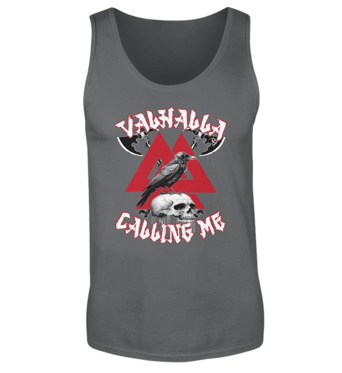 Wikinger Tank Top „Valhalla Calling Me“ – Kraftvolles Nordisches Design - Nordic Viking Wear