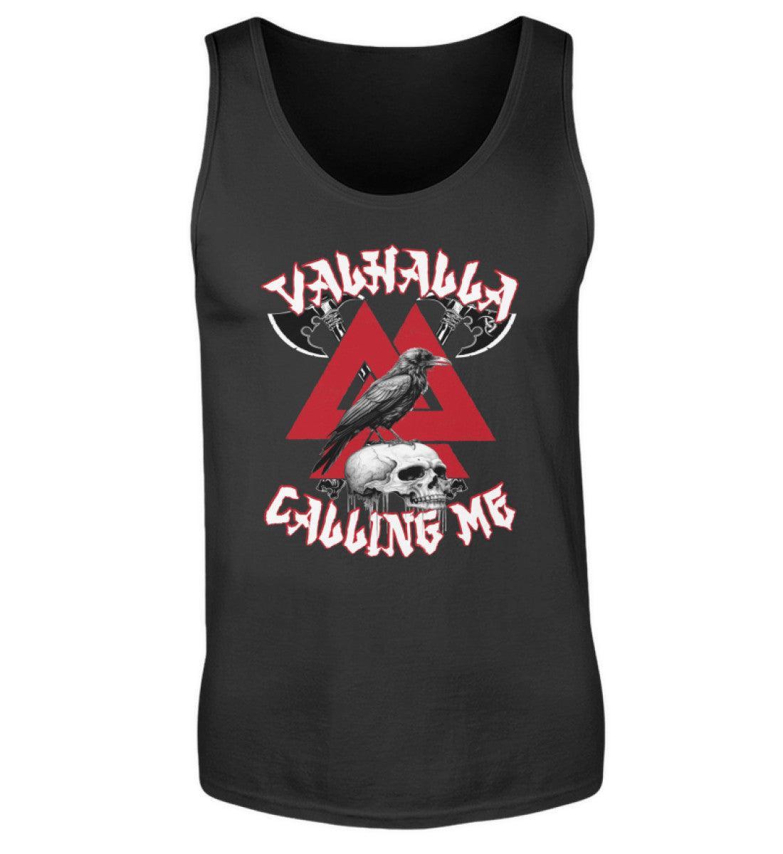 Wikinger Tank Top „Valhalla Calling Me“ – Kraftvolles Nordisches Design - Nordic Viking Wear