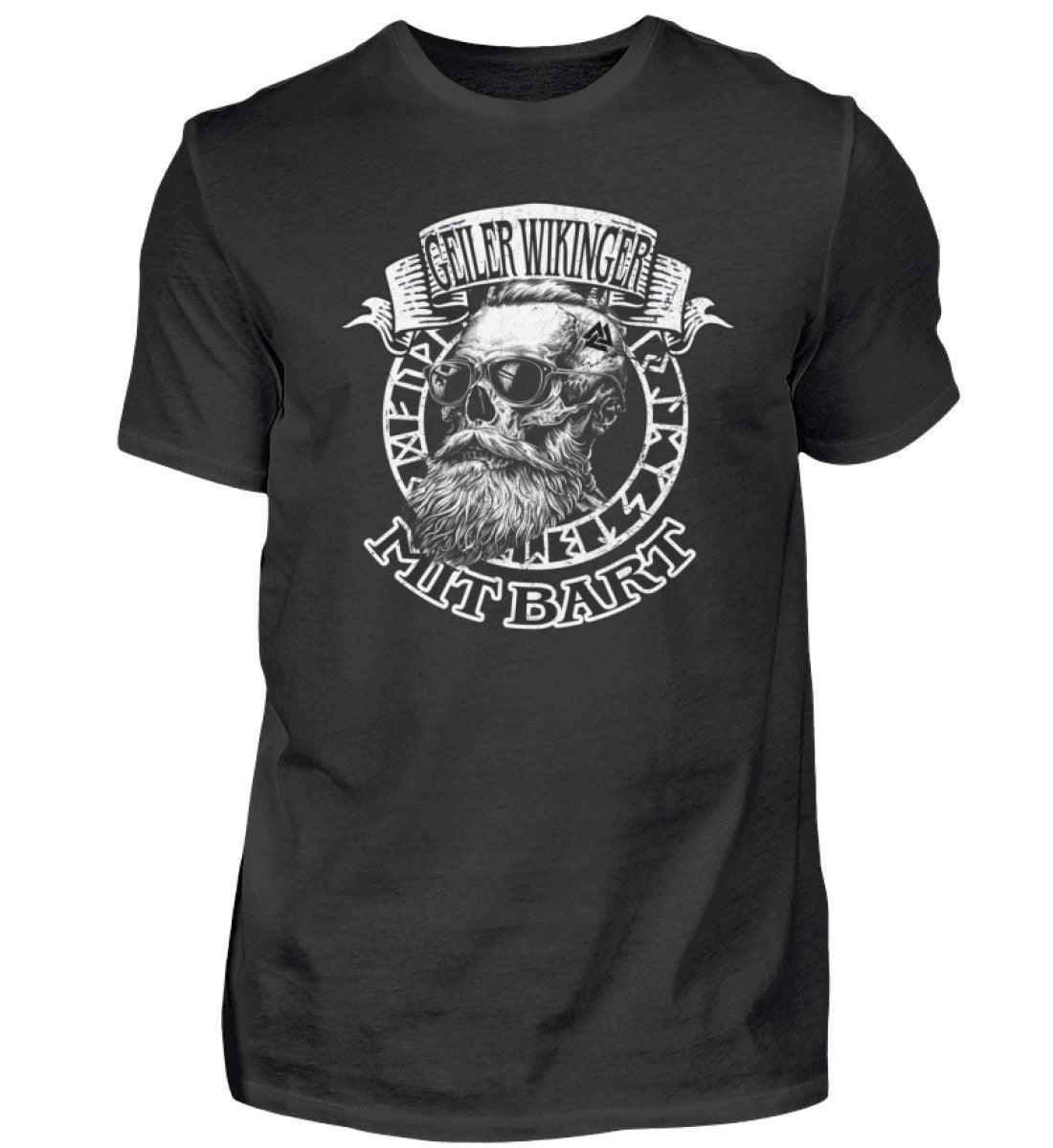"Geiler Wikinger mit Bart - Lustiges Wikinger Premiumshirt für Männer" - Nordic Viking Wear