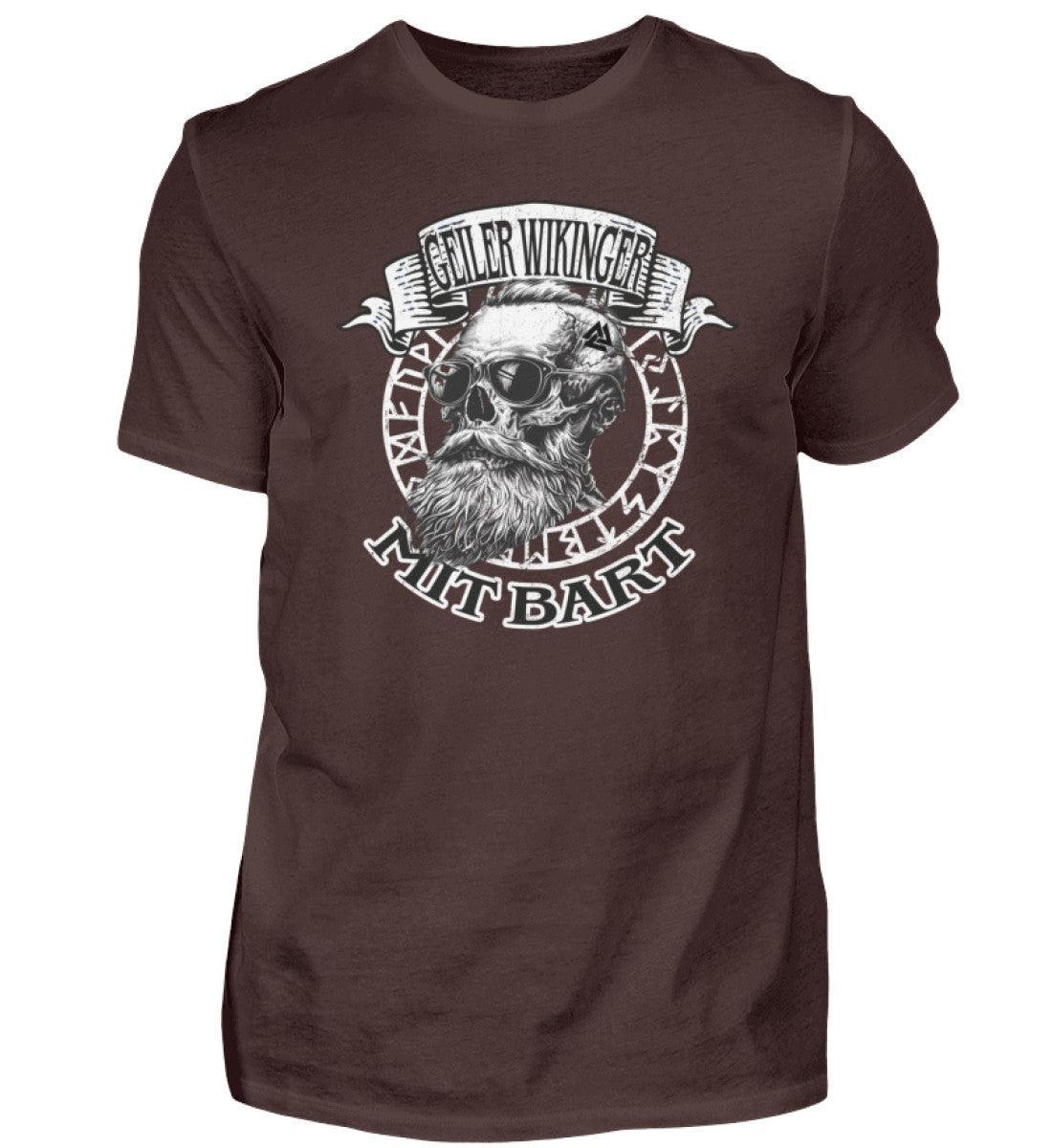 "Geiler Wikinger mit Bart - Lustiges Wikinger Premiumshirt für Männer" - Nordic Viking Wear