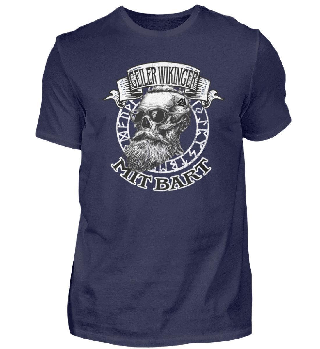 "Geiler Wikinger mit Bart - Lustiges Wikinger Premiumshirt für Männer" - Nordic Viking Wear