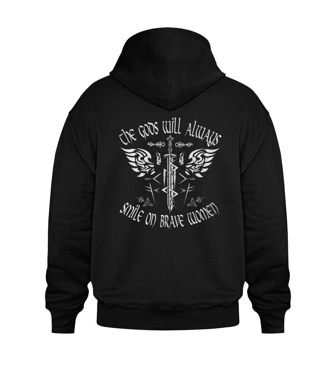Schildmaid Freyja Binderunen Heavy Vintage Hoodie - Ehre die Göttinnen - Nordic Viking Wear