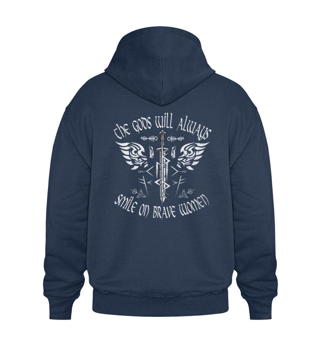 Schildmaid Freyja Binderunen Heavy Vintage Hoodie - Ehre die Göttinnen - Nordic Viking Wear