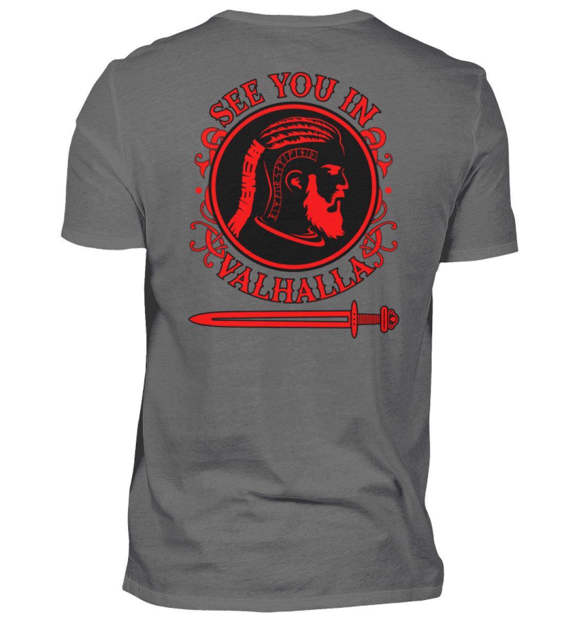 Wikinger Premiumshirt - "See You In Valhalla" - Nordic Viking Wear