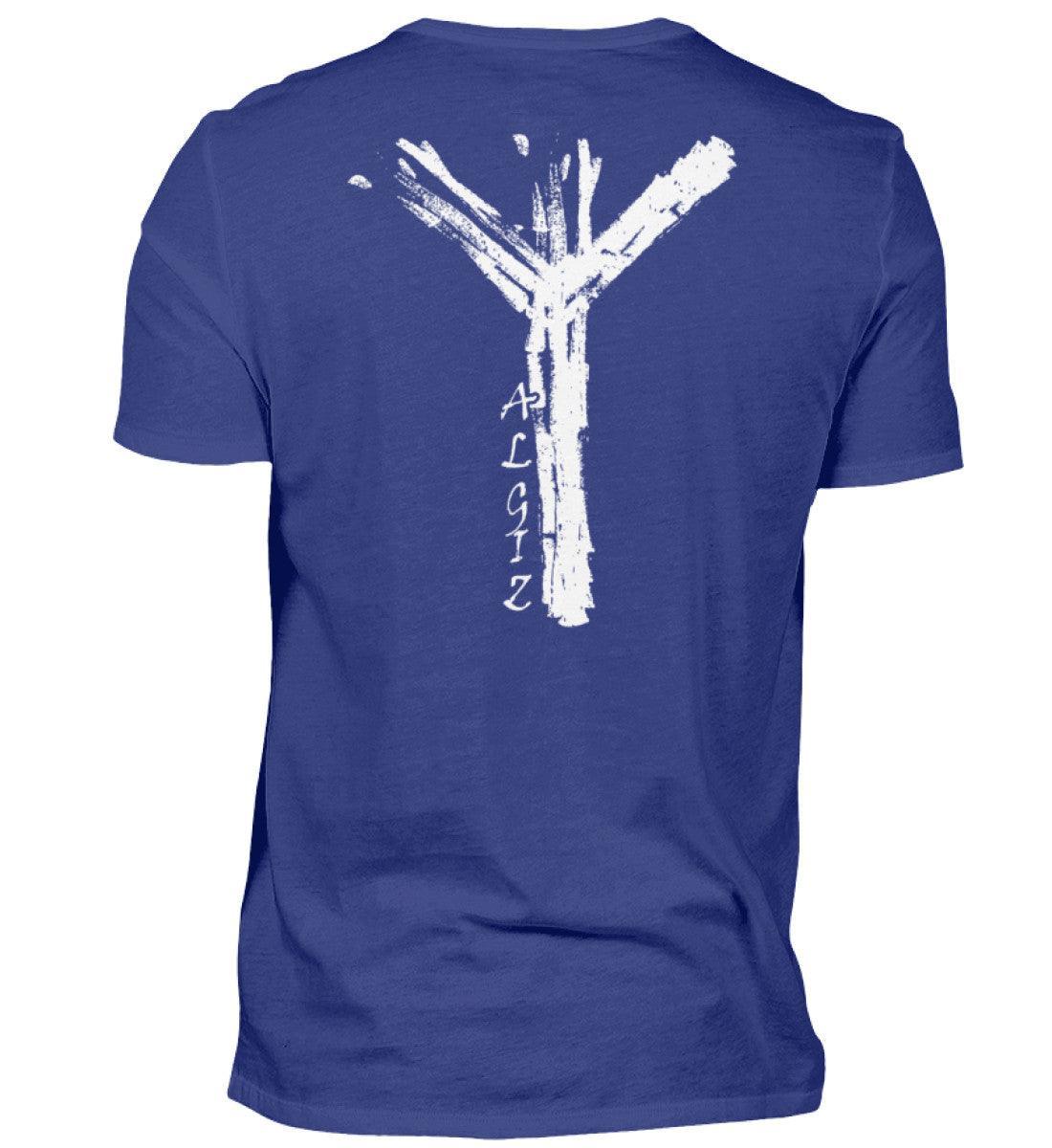 Wikinger Premium Shirt mit Algiz-Rune – Hochwertiges Herren T-Shirt mit Nordischer Schutzrune - Nordic Viking Wear