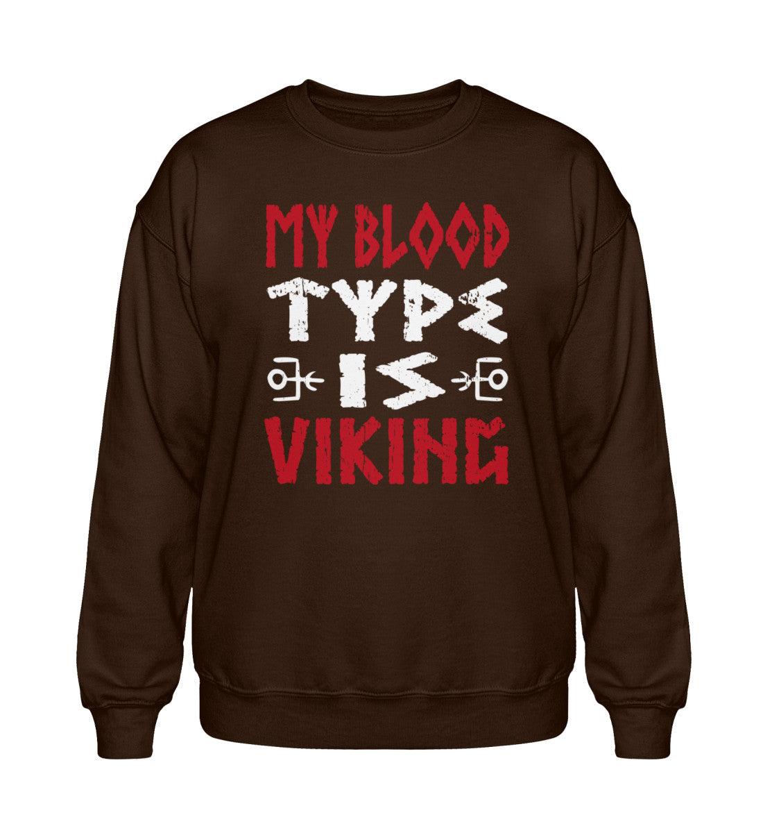 My Blood Type is Viking | Nordisches Wikinger Heavy Sweatshirt für wahre Krieger! - Nordic Viking Wear