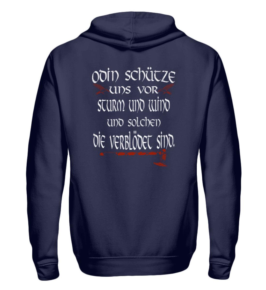 Odin schütze uns – Wikinger Zipp-Hoodie für wahre Krieger! ⚔🌪 - Nordic Viking Wear