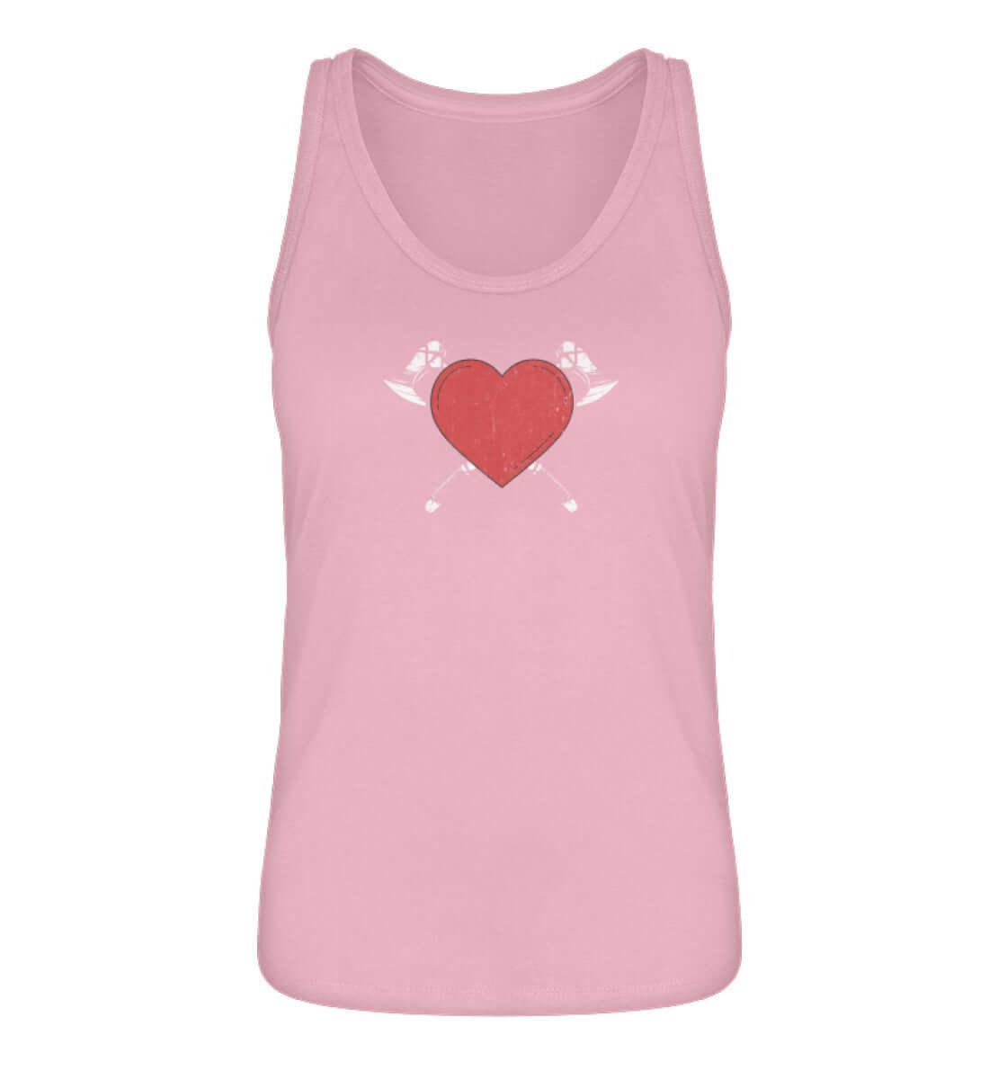 Schildmaiden Herz Tanktop – Liebe und Kampfgeist - Nordic Viking Wear