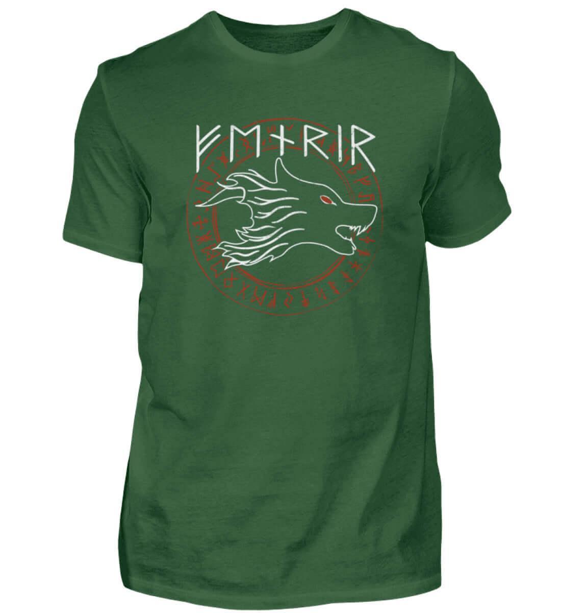 Fenrir Wolf Wikinger-Shirt – Macht und Legende vereint - Nordic Viking Wear