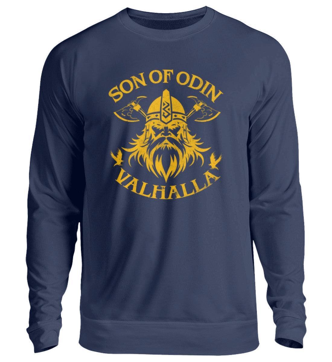 Wikinger Sweatshirt 'Son of Odin – Valhalla' – Stolz und Entschlossenheit - Nordic Viking Wear