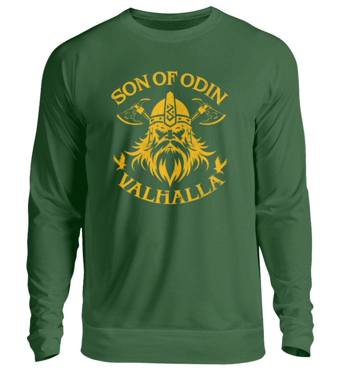 Wikinger Sweatshirt 'Son of Odin – Valhalla' – Stolz und Entschlossenheit - Nordic Viking Wear
