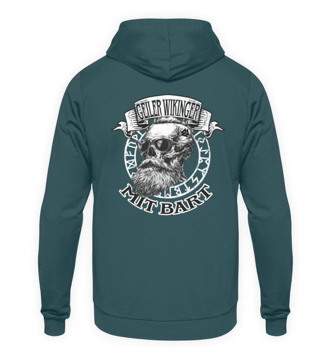 "Geiler Wikinger mit Bart - Lustiges Wikinger Hoodie für Männer" - Nordic Viking Wear