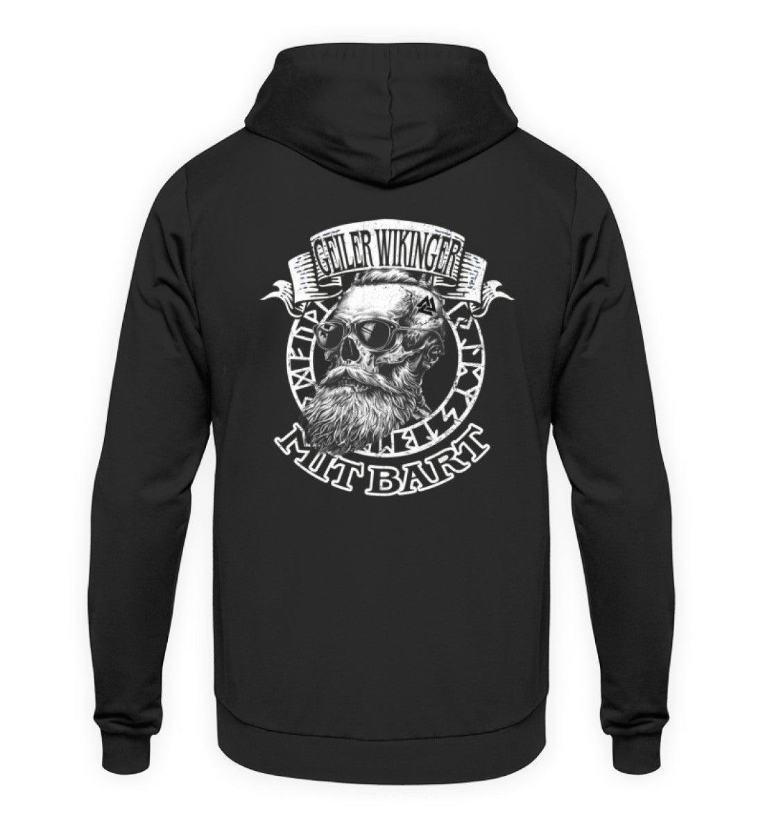 "Geiler Wikinger mit Bart - Lustiges Wikinger Hoodie für Männer" - Nordic Viking Wear