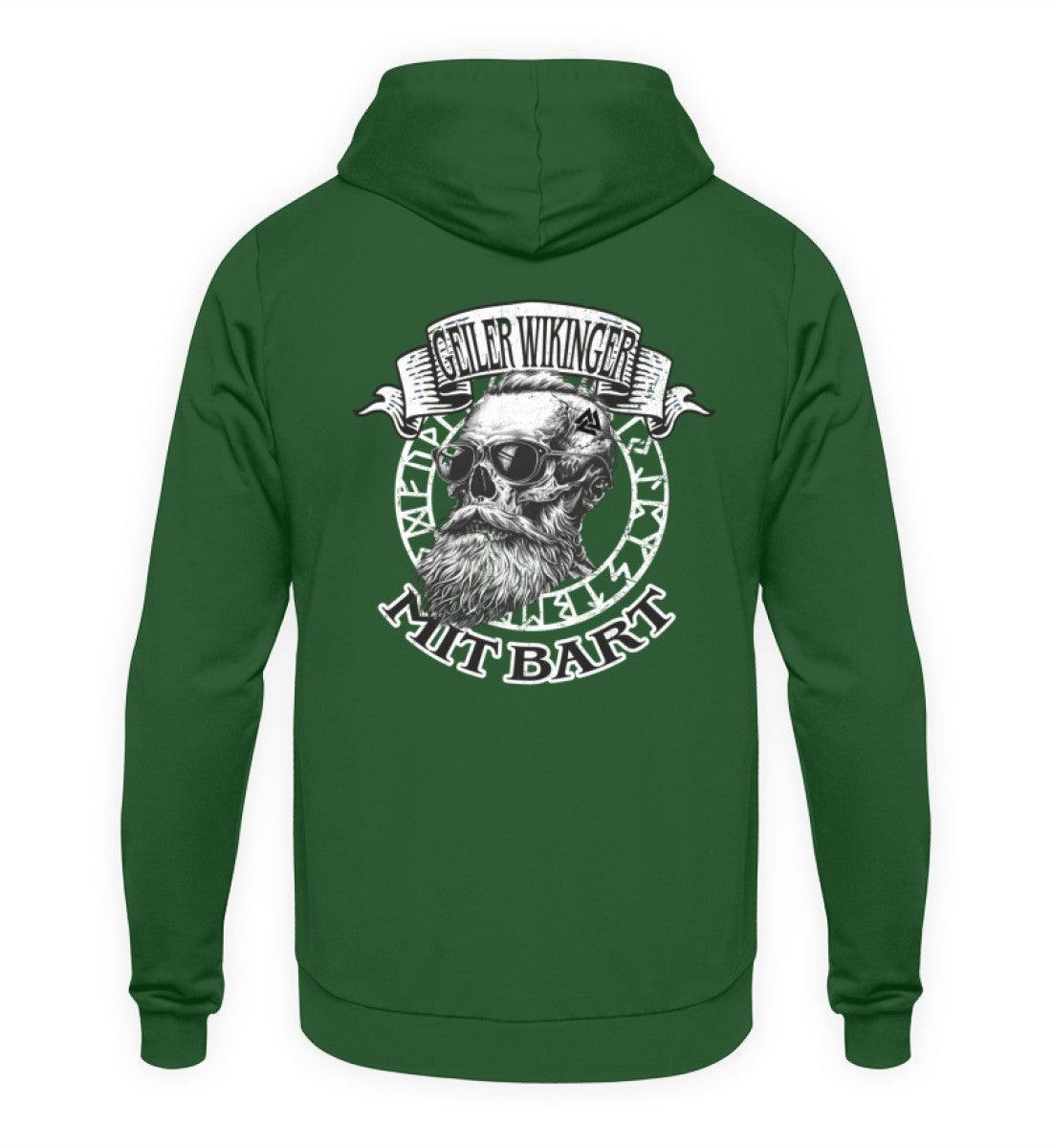 "Geiler Wikinger mit Bart - Lustiges Wikinger Hoodie für Männer" - Nordic Viking Wear