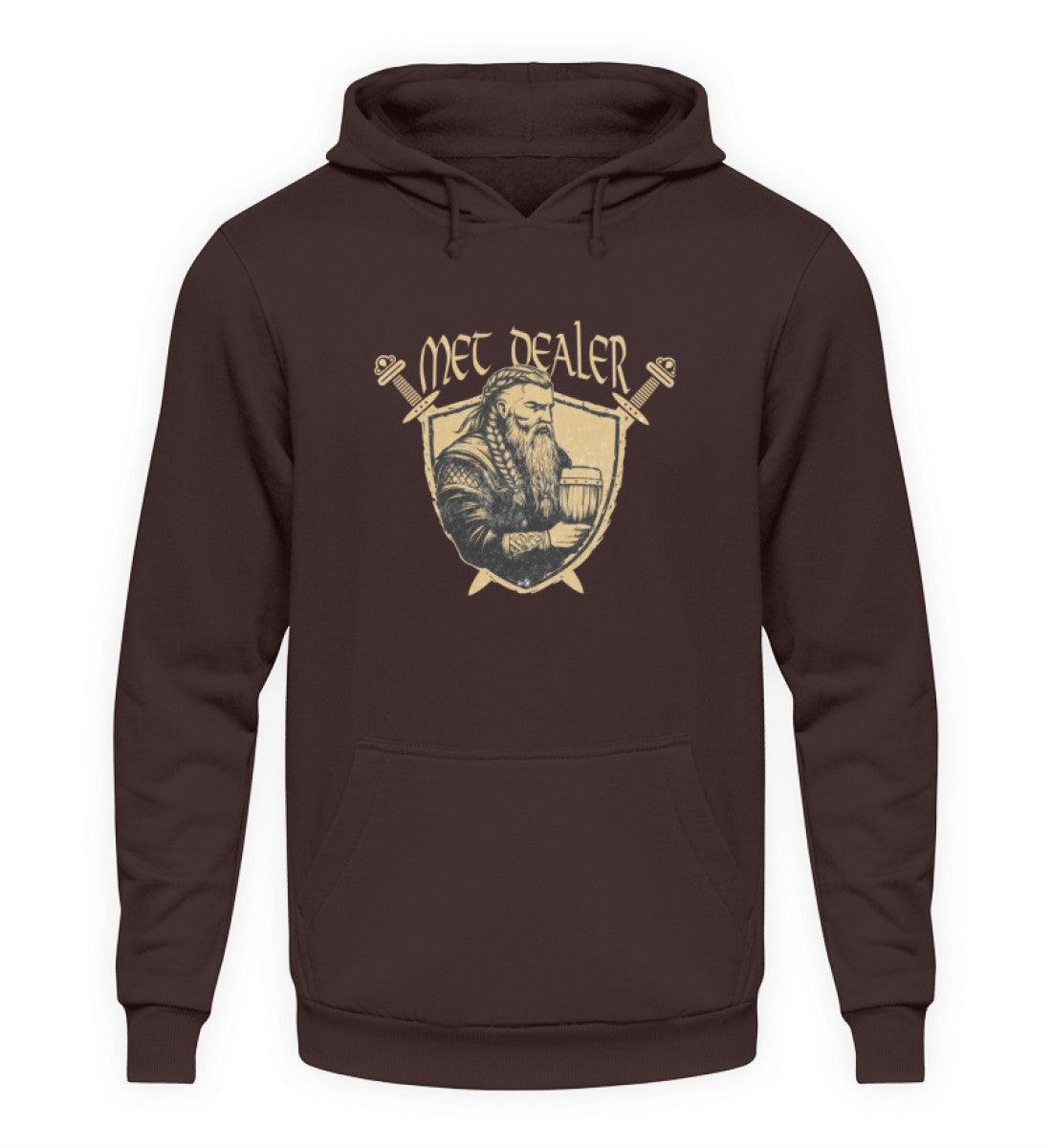 Met Dealer" Wikinger Hoodie – Für wahre Met-Liebhaber und Wikinger-Fans - Nordic Viking Wear