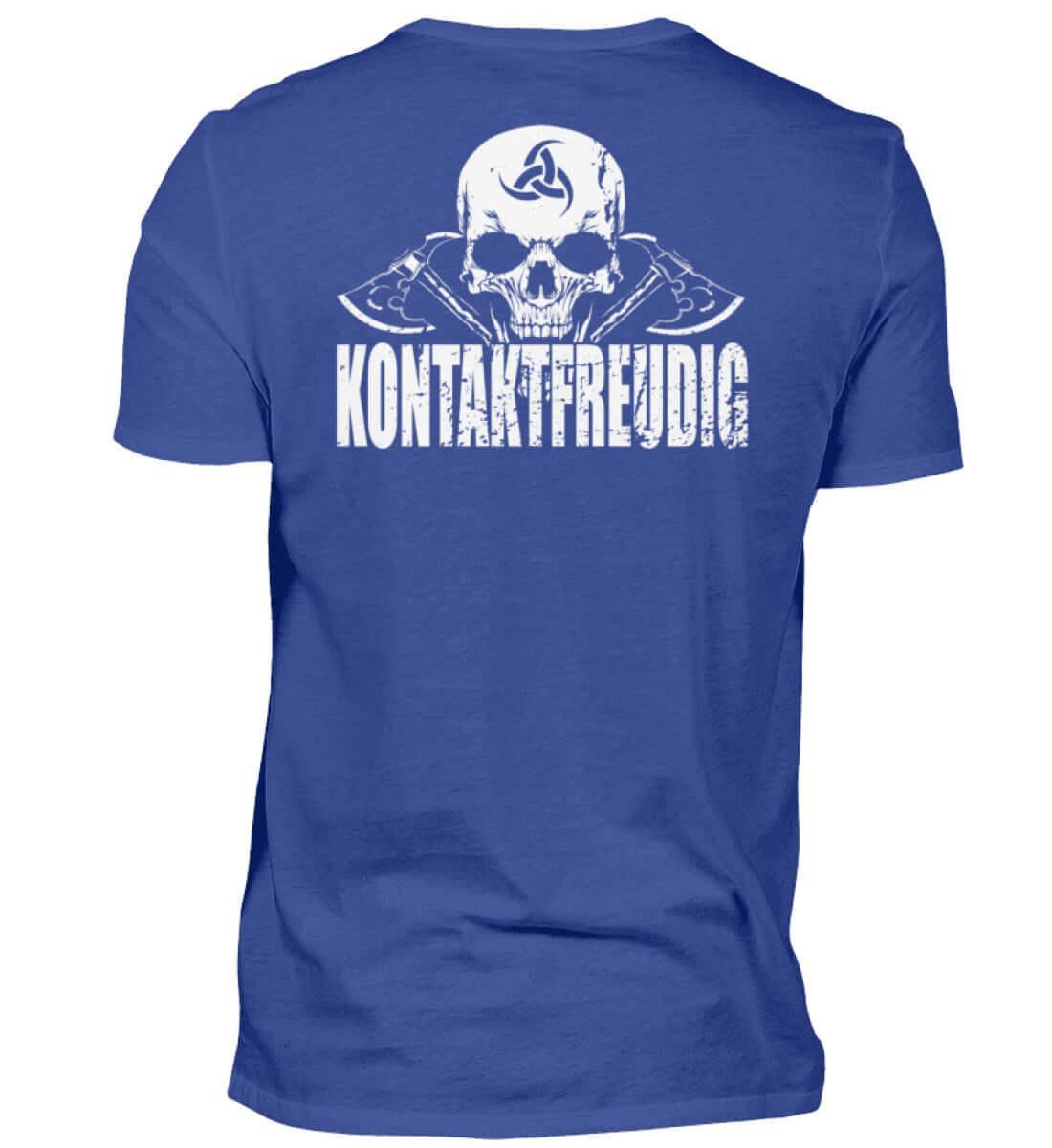 Wikinger T-Shirt 'Kontaktfreudig' – Schwarzer Humor und Stil - Nordic Viking Wear