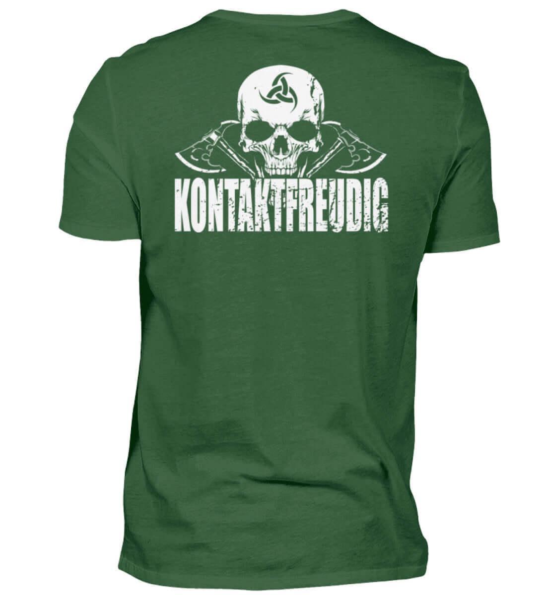 Wikinger T-Shirt 'Kontaktfreudig' – Schwarzer Humor und Stil - Nordic Viking Wear