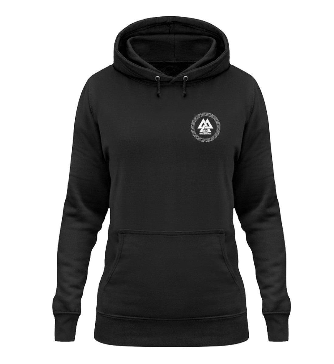 Schildmaiden Hoodie mit Algiz-Rune – Nordisches Schutzsymbol - Nordic Viking Wear