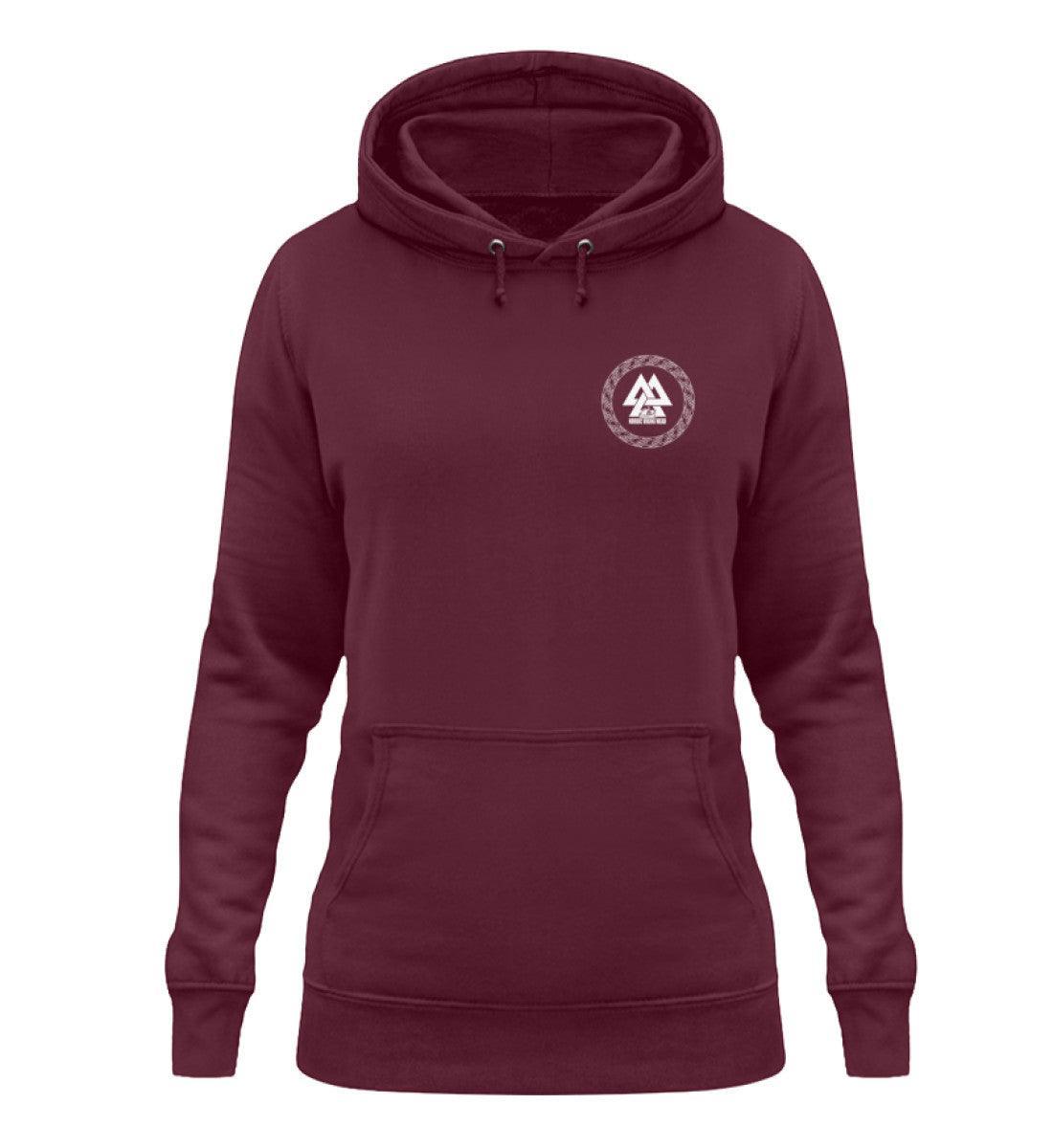 Schildmaiden Hoodie mit Algiz-Rune – Nordisches Schutzsymbol - Nordic Viking Wear