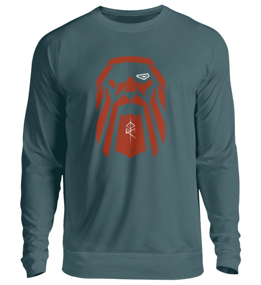 "Odin's Visage" Wikinger-Sweatshirt – Stolz und Macht des Allvaters - Nordic Viking Wear