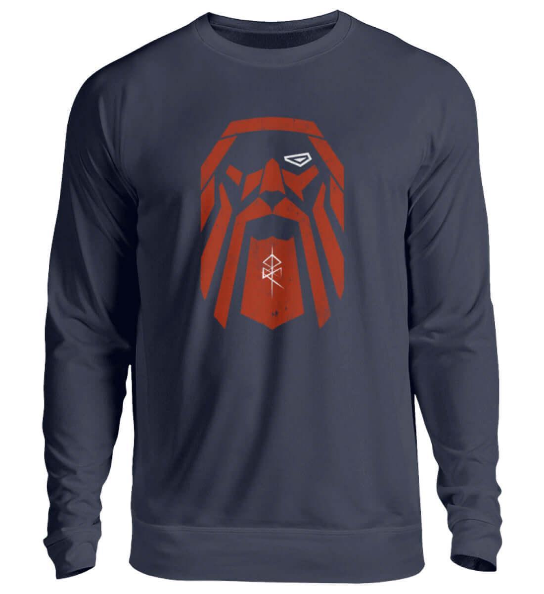 "Odin's Visage" Wikinger-Sweatshirt – Stolz und Macht des Allvaters - Nordic Viking Wear