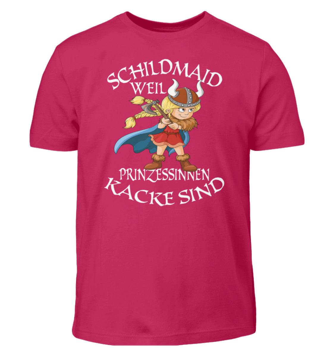 Schildmaid Kinder-Shirt – Lustiges Wikinger-Design für starke Mädchen - Nordic Viking Wear