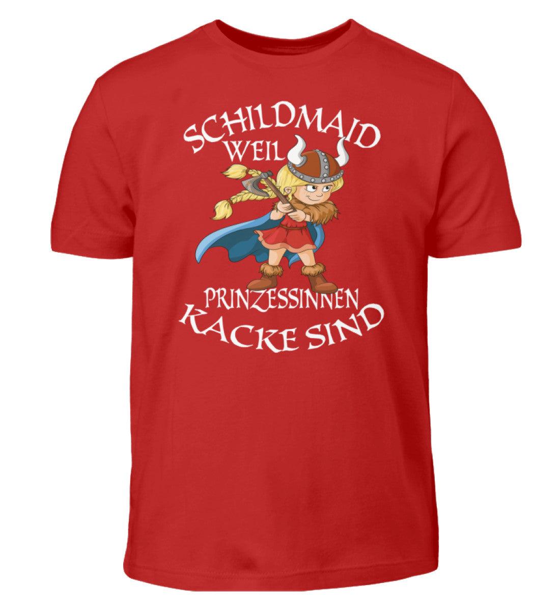 Schildmaid Kinder-Shirt – Lustiges Wikinger-Design für starke Mädchen - Nordic Viking Wear