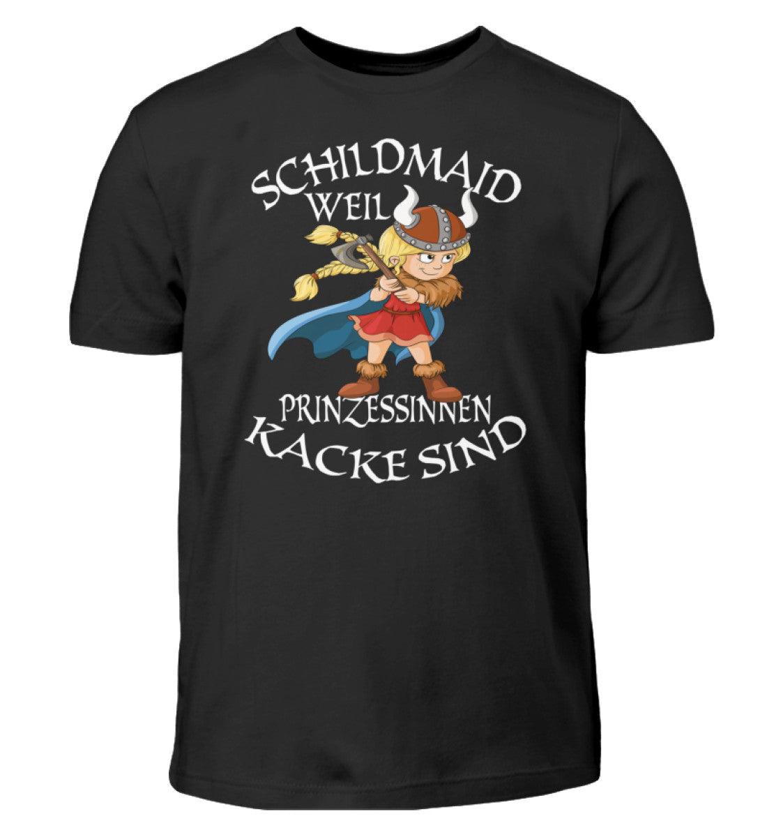 Schildmaid Kinder-Shirt – Lustiges Wikinger-Design für starke Mädchen - Nordic Viking Wear