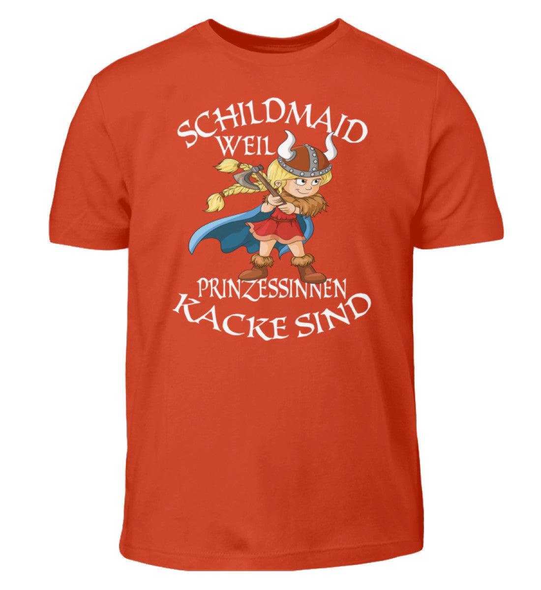 Schildmaid Kinder-Shirt – Lustiges Wikinger-Design für starke Mädchen - Nordic Viking Wear