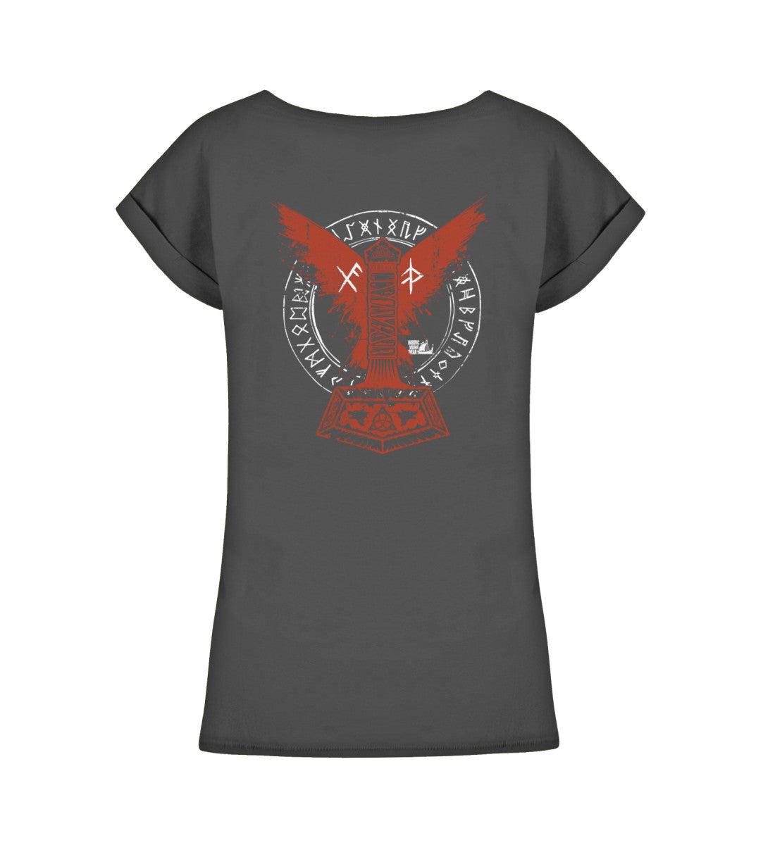 Schildmaiden Extendet Shirt – Blutadler: Nordische Stärke und Symbolik vereint - Nordic Viking Wear