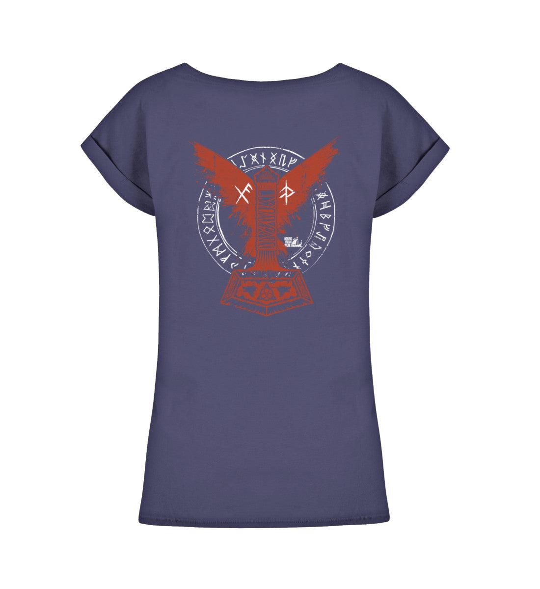 Schildmaiden Extendet Shirt – Blutadler: Nordische Stärke und Symbolik vereint - Nordic Viking Wear