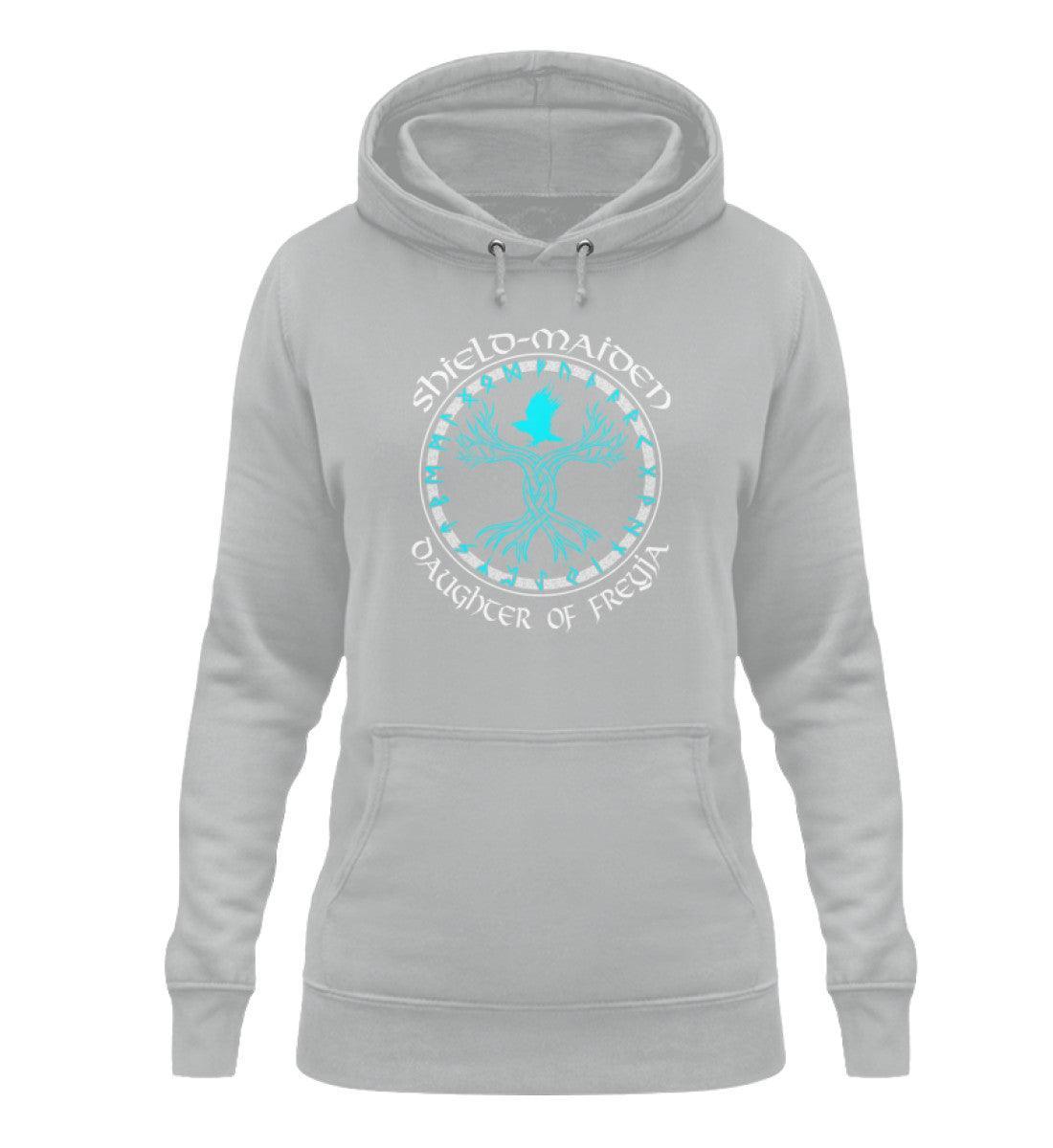 Schildmaiden Hoodie mit "Daughter Of Freyja" Aufdruck | Nordischer Stolz | Ideales Geschenk für Wikinger-Fans - Nordic Viking Wear