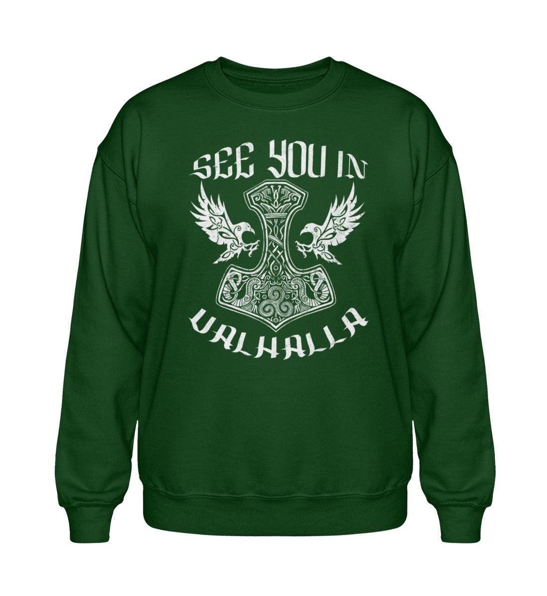 See You In Valhalla Heavy Blend Sweatshirt - Nordic Viking Wear