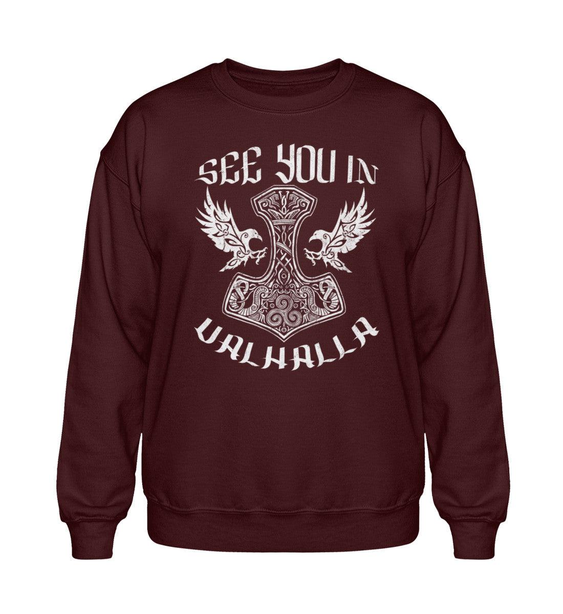 See You In Valhalla Heavy Blend Sweatshirt - Nordic Viking Wear
