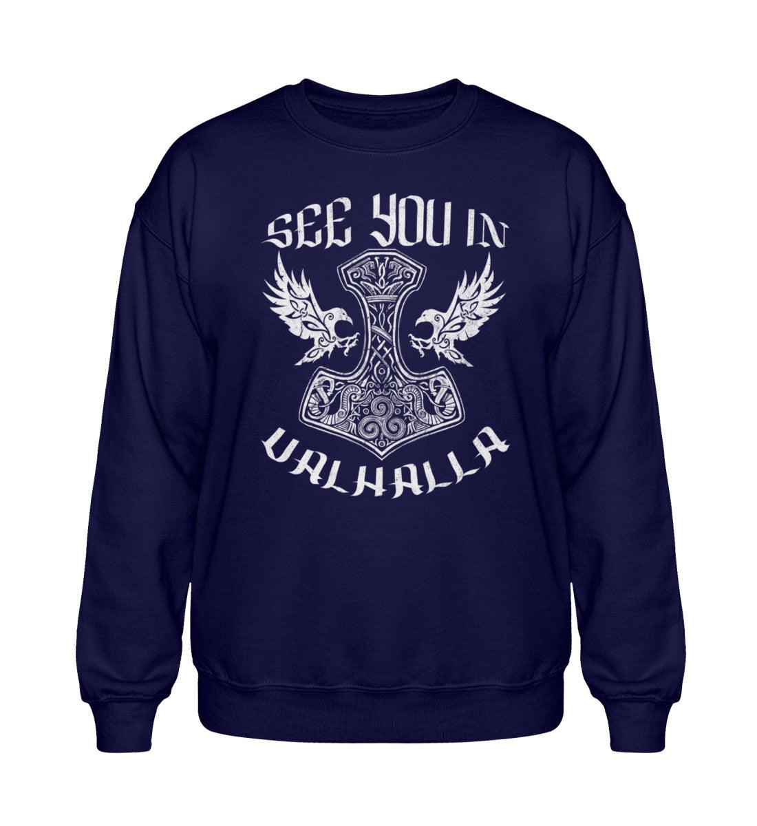 See You In Valhalla Heavy Blend Sweatshirt - Nordic Viking Wear