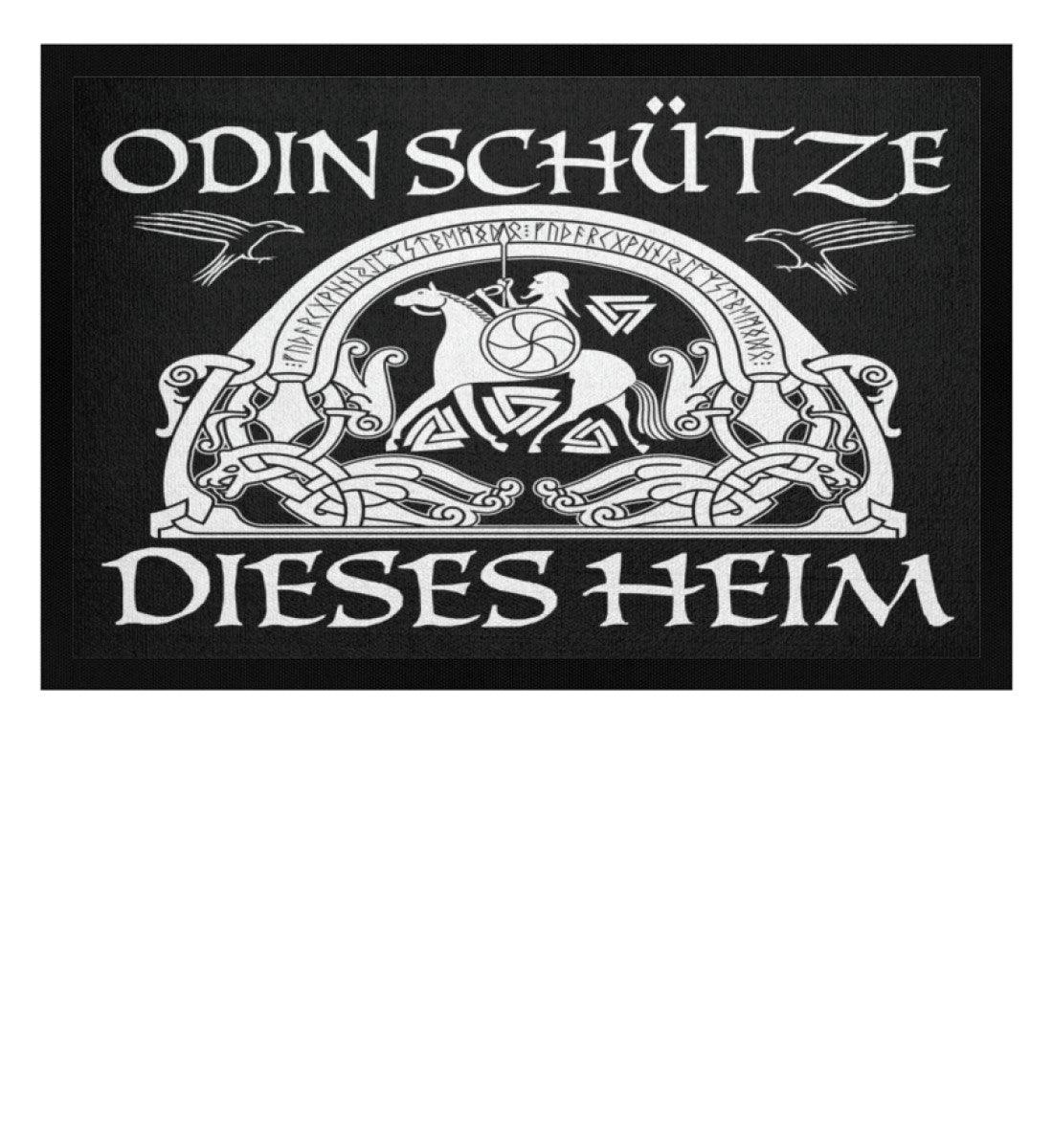 Wikinger-Fußmatte "Odin Schütze Dieses Heim" – Nordische Deko für dein Zuhause - Nordic Viking Wear
