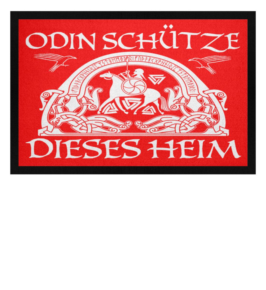Wikinger-Fußmatte "Odin Schütze Dieses Heim" – Nordische Deko für dein Zuhause - Nordic Viking Wear