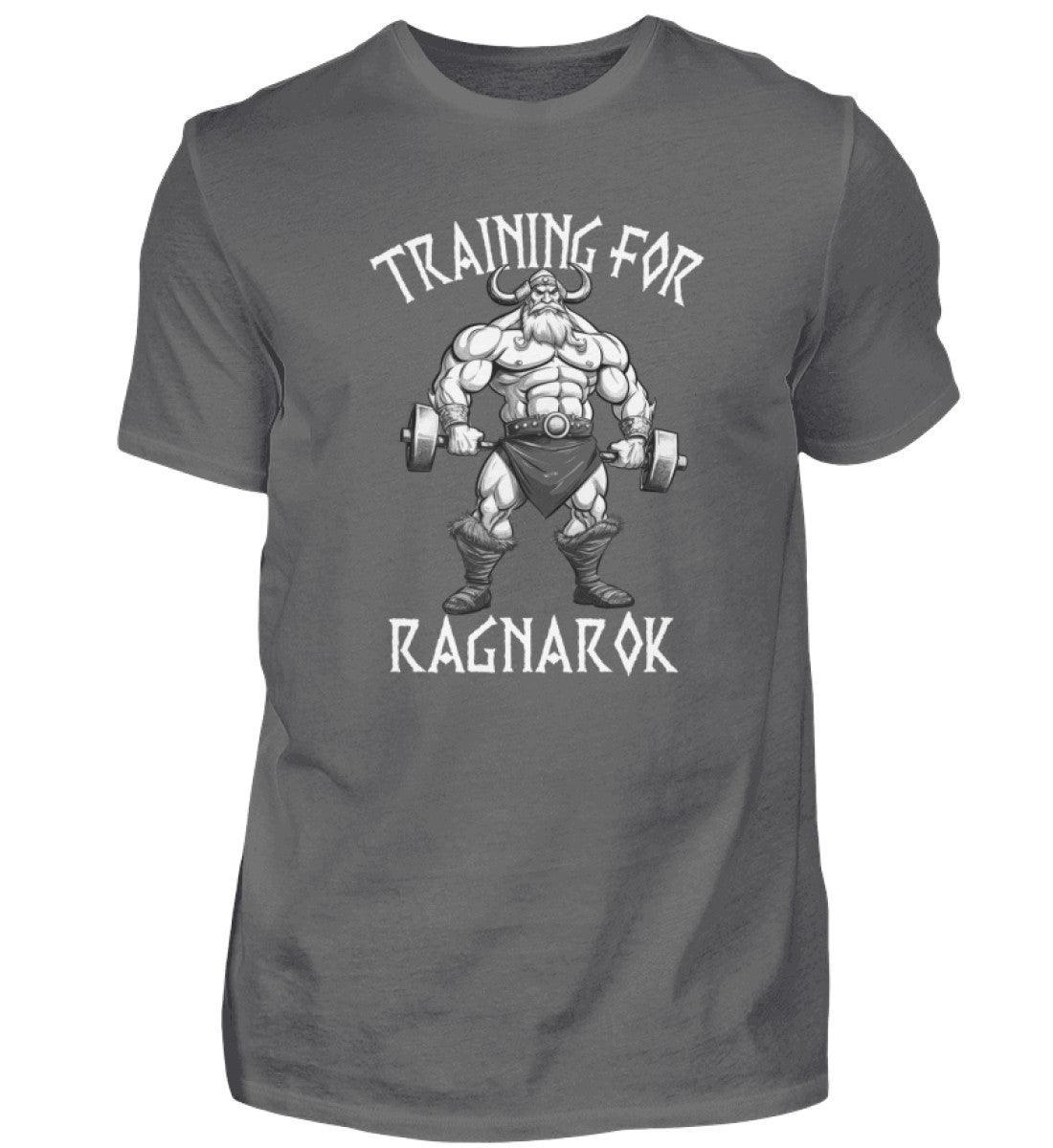 Wikinger Bodybuilder Premiumshirt "Training für Ragnarök" – Motivation & Stärke für das Fitnessstudio - Nordic Viking Wear