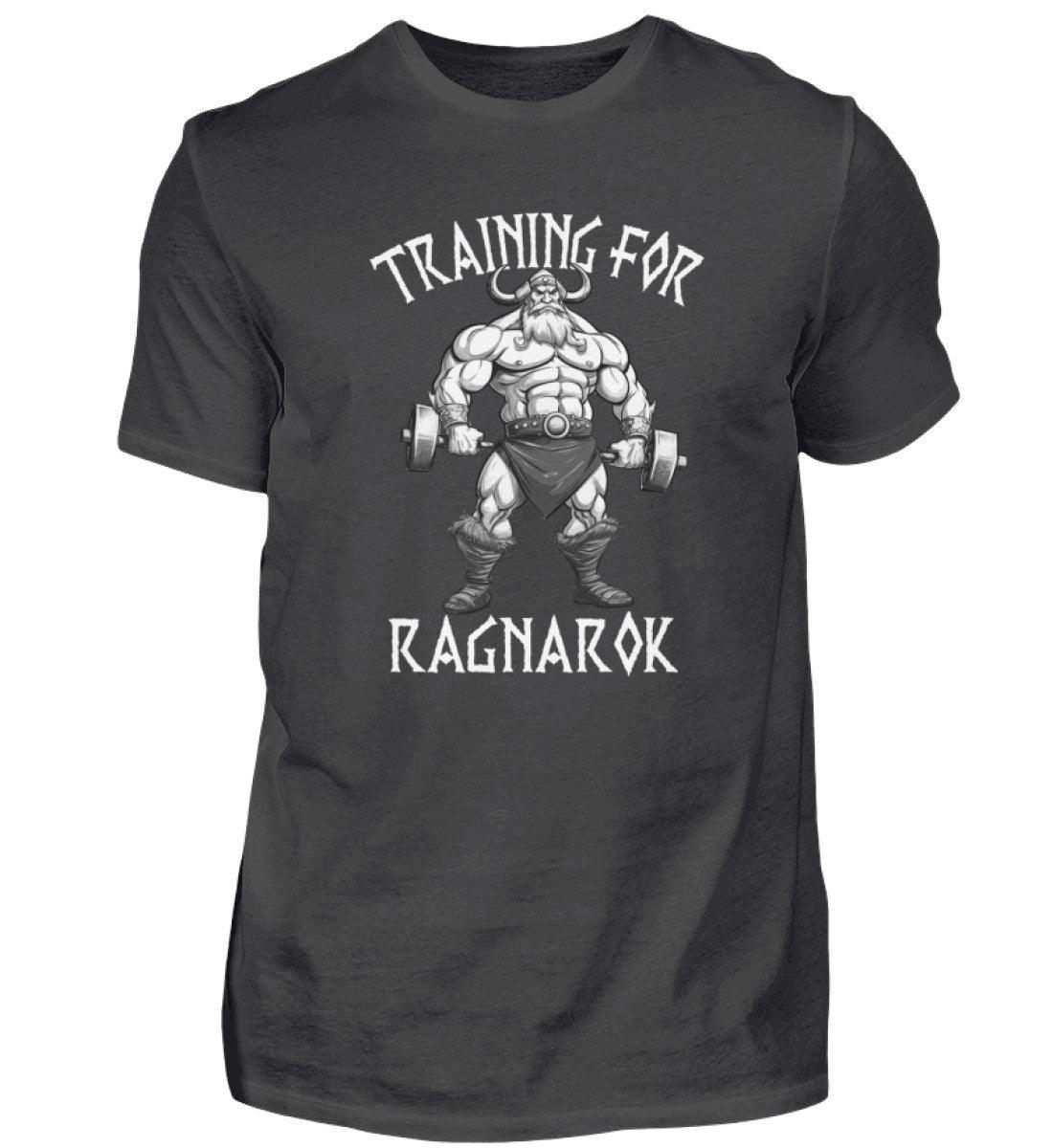 Wikinger Bodybuilder Premiumshirt "Training für Ragnarök" – Motivation & Stärke für das Fitnessstudio - Nordic Viking Wear