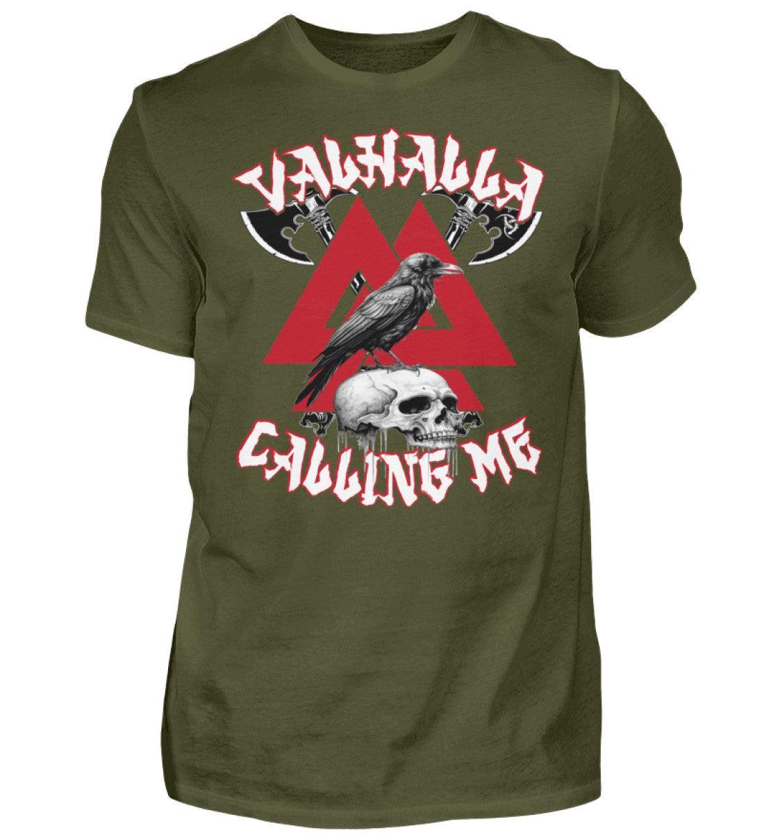 Wikinger-Standard-Shirt "Valhalla Calling Me" Valknut - Nordic Viking Wear