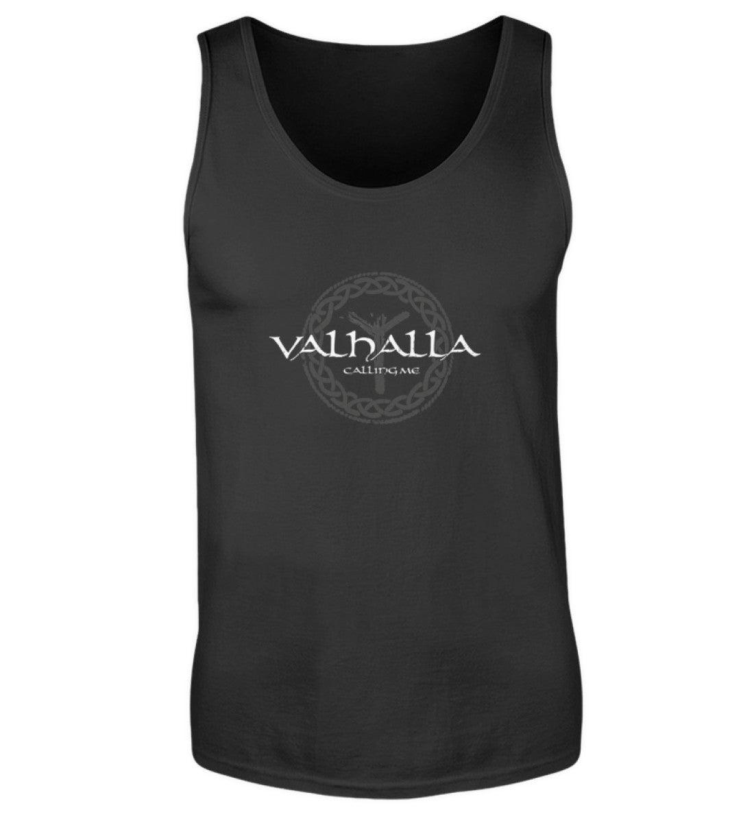 Wikinger-Tanktop "Valhalla Calling Me" mit Rune Algiz – Nordische Mythologie Tanktop - Nordic Viking Wear