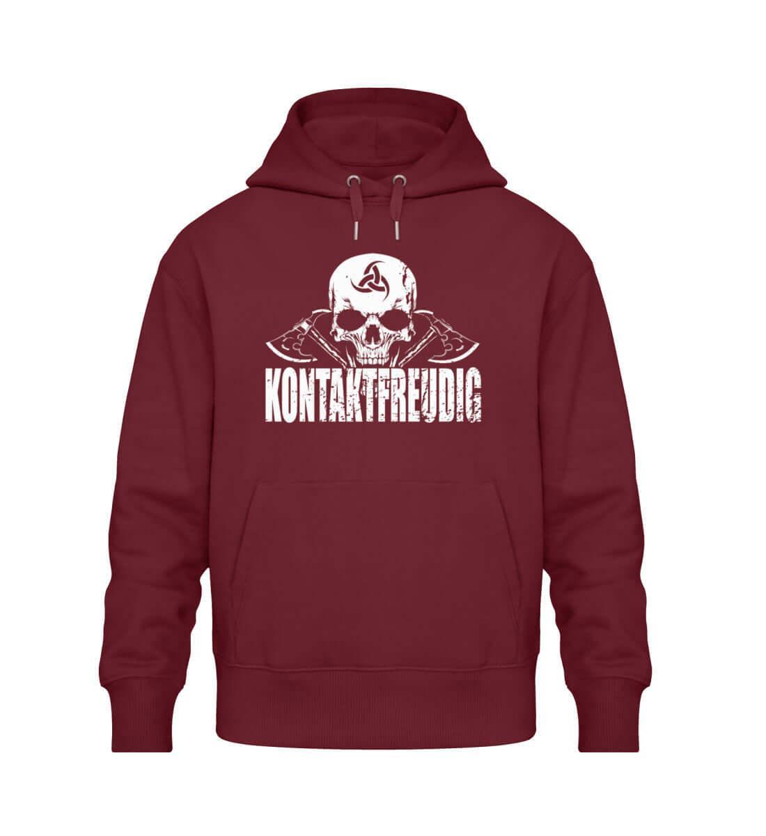 Wikinger Heavy Oversized Hoodie Kontaktfreudig - Nordic Viking Wear